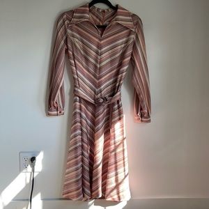 Vintage 70s midi dress